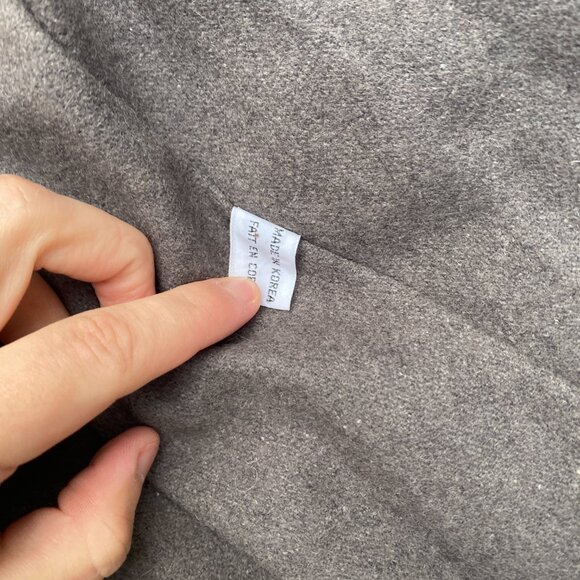 Men's Vintage 1998 YSL Yves Saint Laurent Wool Brown Button Coat Jacket Size 40 - Picture 12 of 16